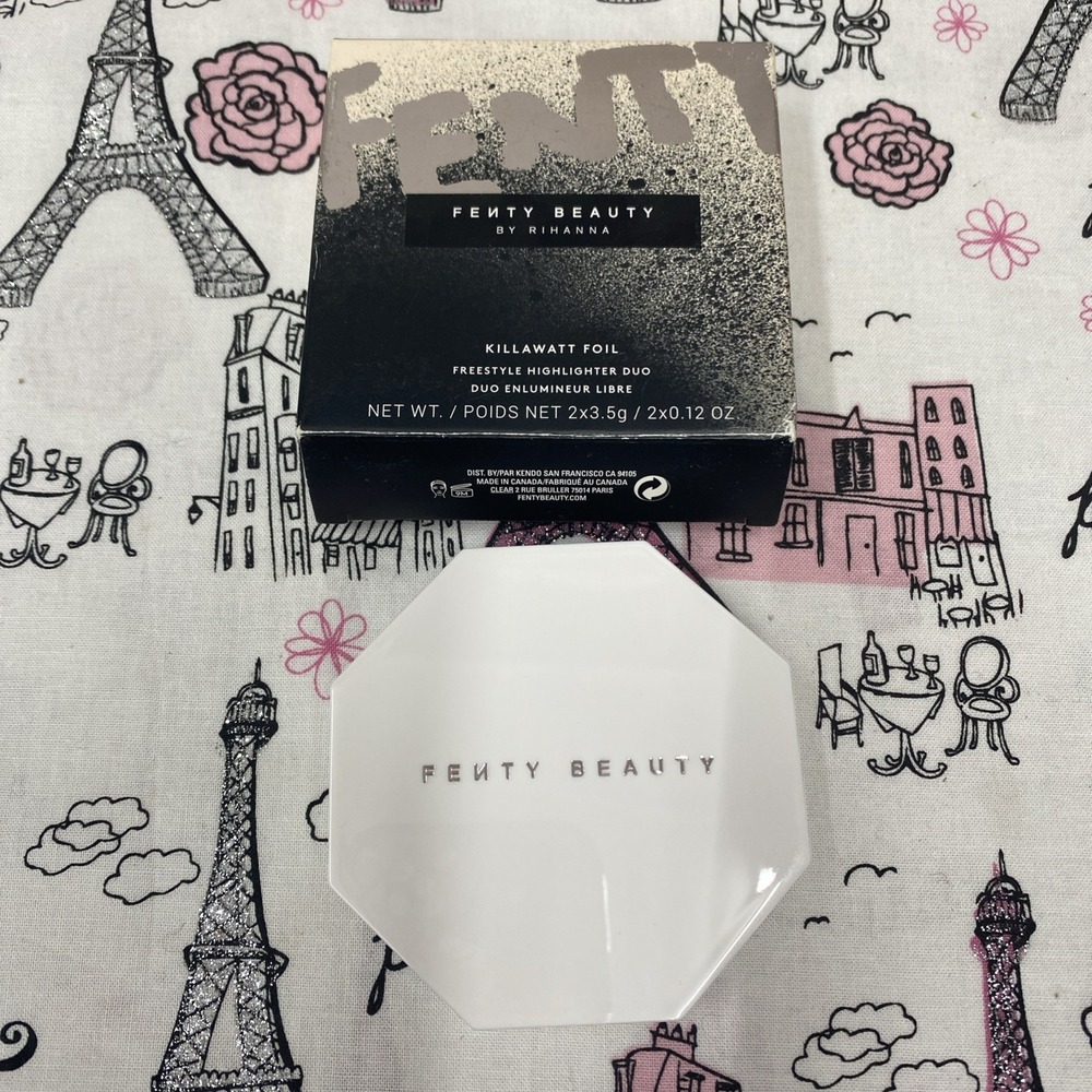 FENTY BEAUTY KILLAWATT FOIL HIGHLIGHTER SHADE MIMOSA SUNRISE/SANGRIA SUNSET READ